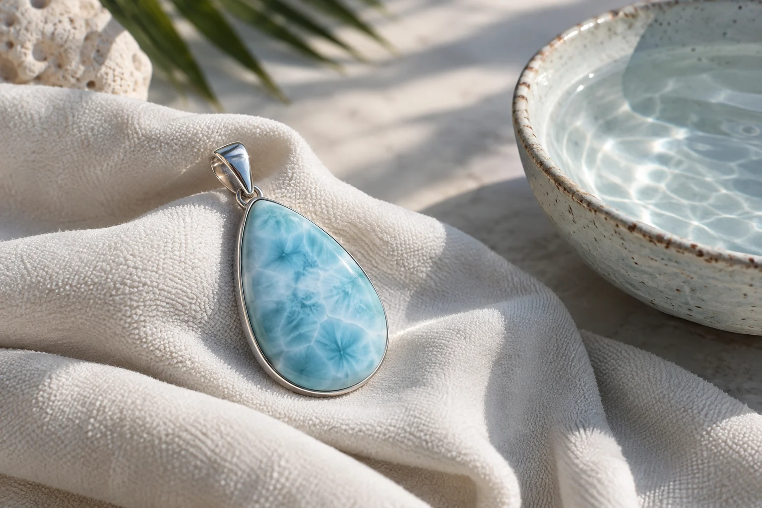 Larimar care guide: cleaning, wearing, storage, and damage