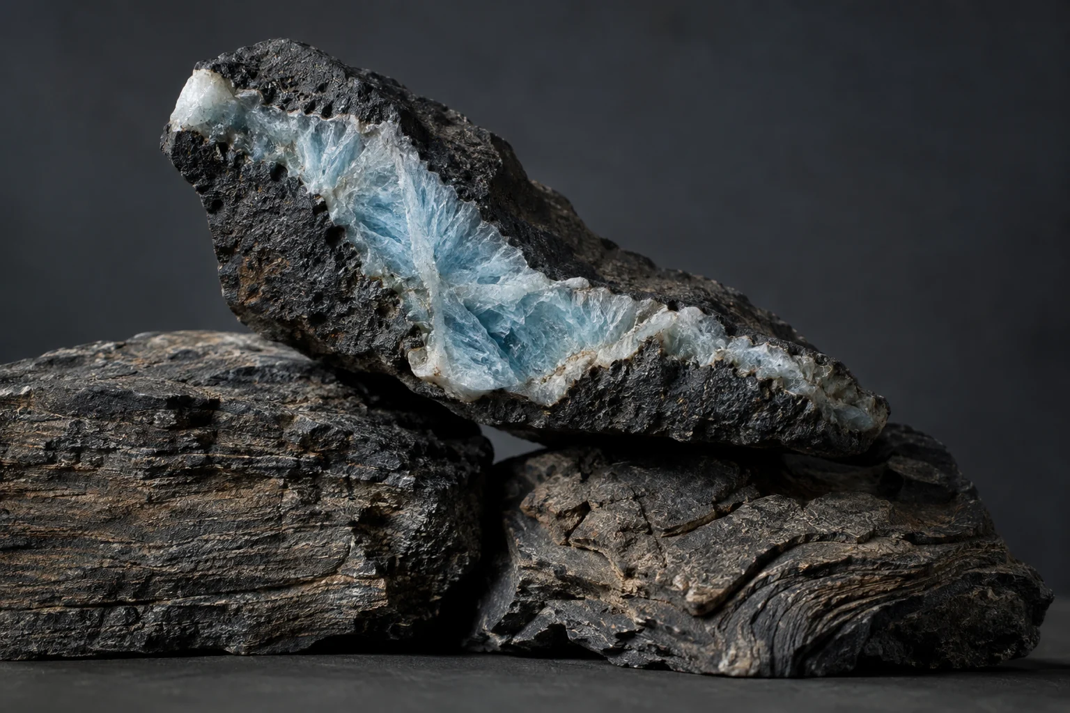 How does Larimar form, and how old is it?