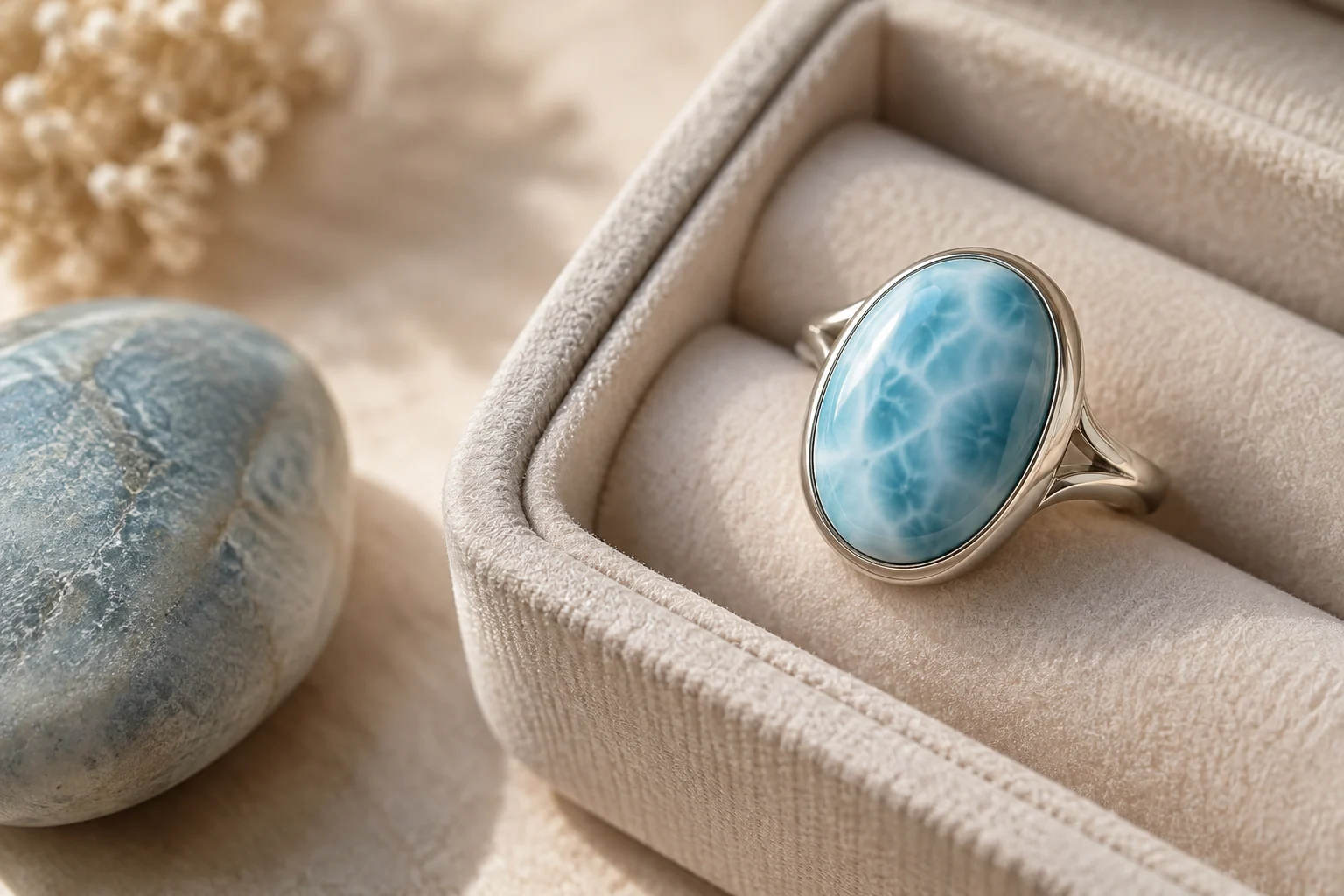 Is Larimar durable enough for everyday jewelry?